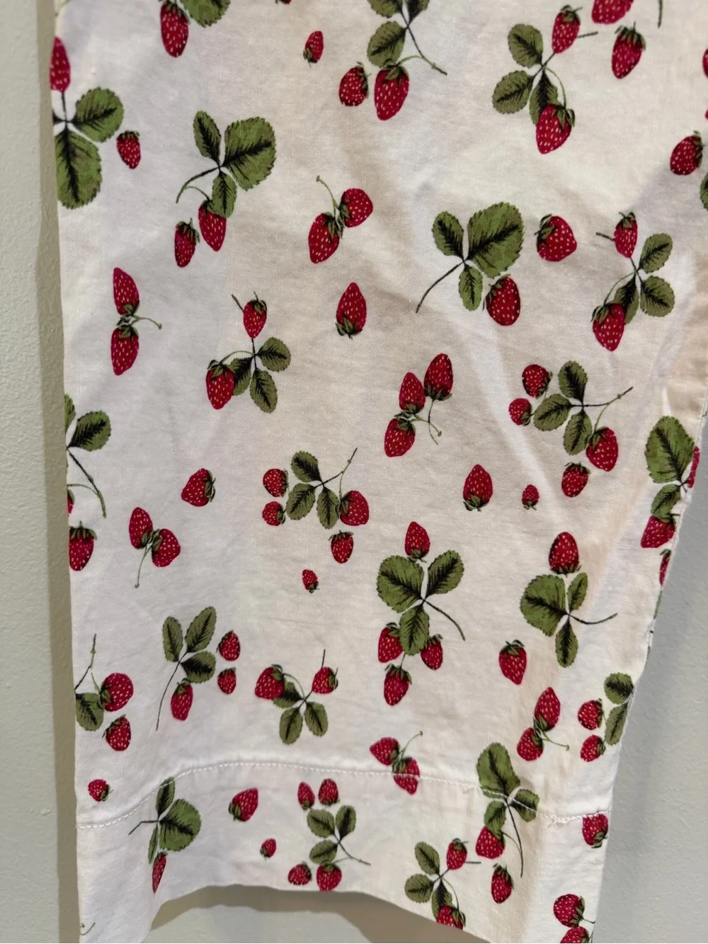 Maeve The Colette High-Rise Cropped Strawberry Pants Anthropologie Size 27 - Picture 5 of 11